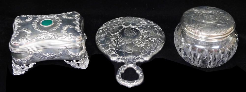 STERLING: THREE STERLING SILVER
