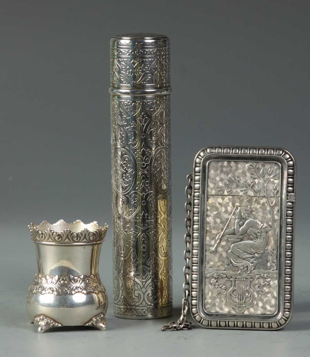 Sterling Toothpick & Two Cases 119.
