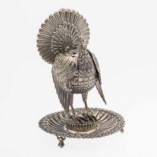 STERLING TURKEY CENSER, PROBABLY