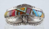 STERLING TURQUOISE MOP INLAY C