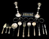 STERLING: TWENTY-FIVE PIECES O