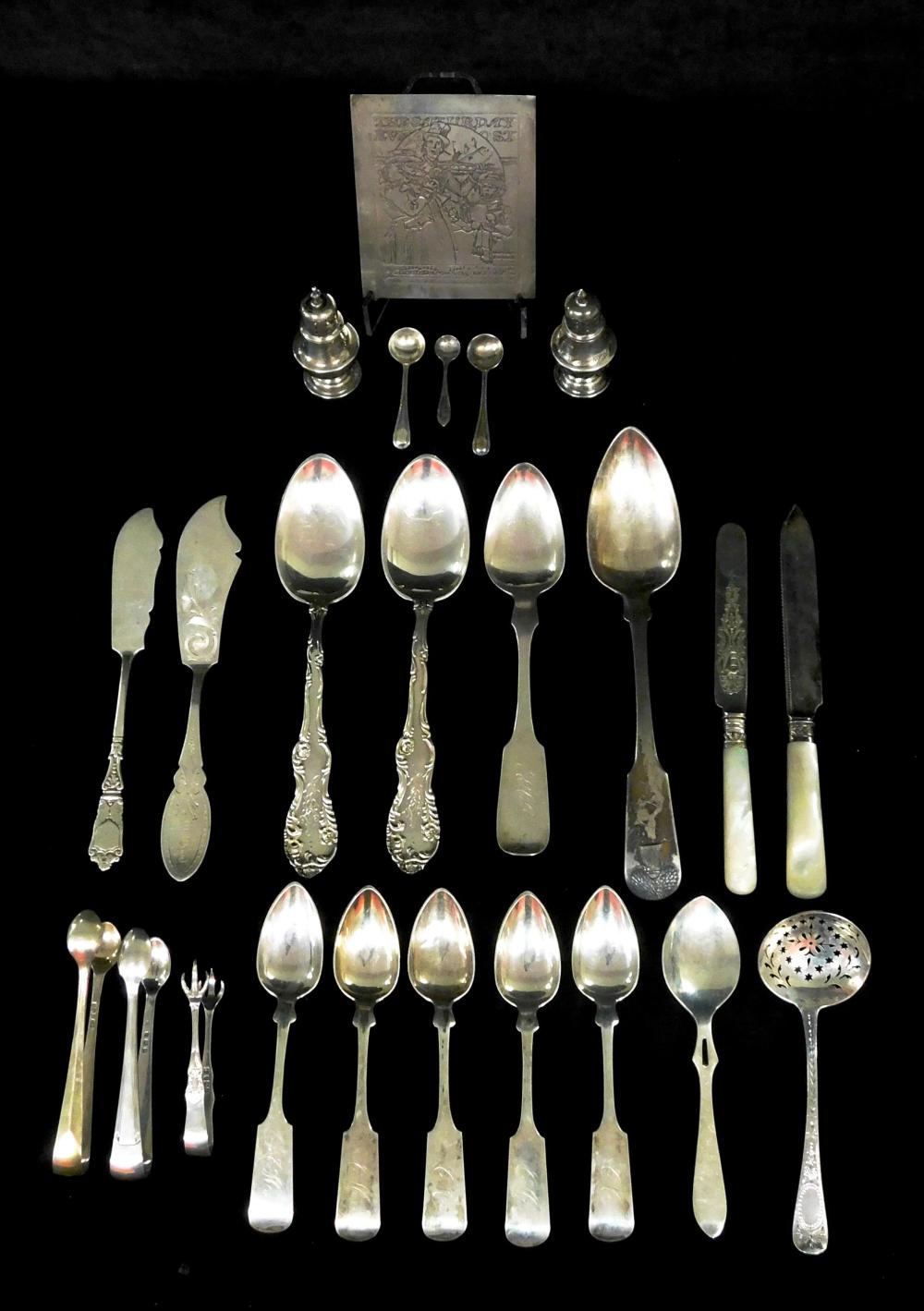 STERLING: TWENTY-FOUR PIECES OF