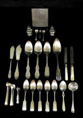 STERLING: TWENTY-FOUR PIECES O