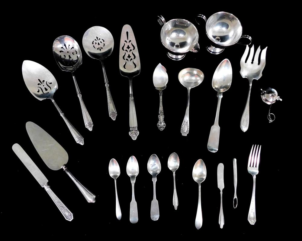 STERLING: TWENTY-ONE PIECES OF
