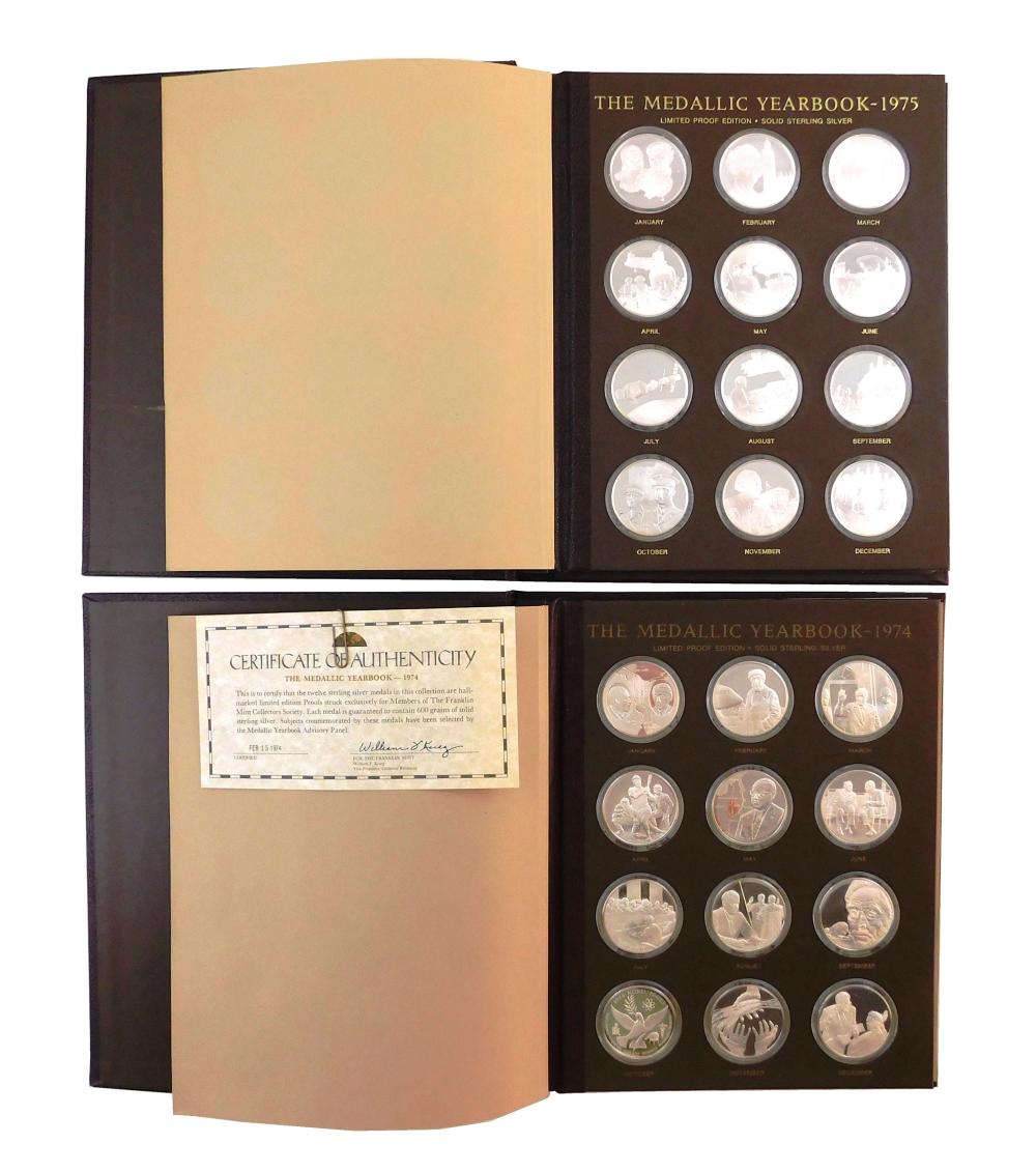 STERLING: TWO FRANKLIN MINT ALBUMS,
