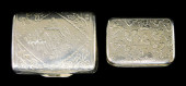 STERLING: TWO GEORGE III STERL
