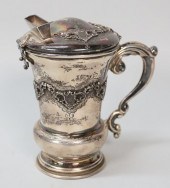STERLING TZEDAKAH BOXJudaica s