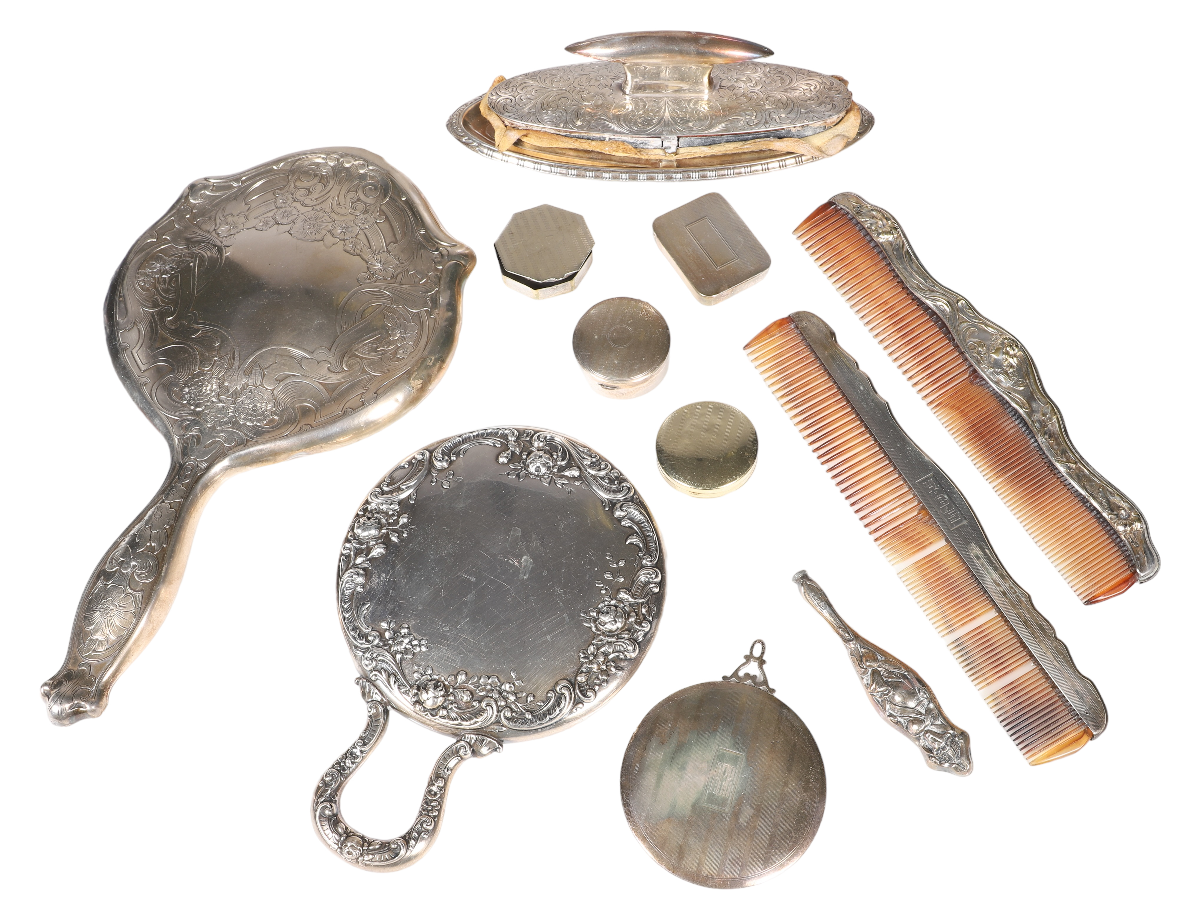 Sterling vanity items to include