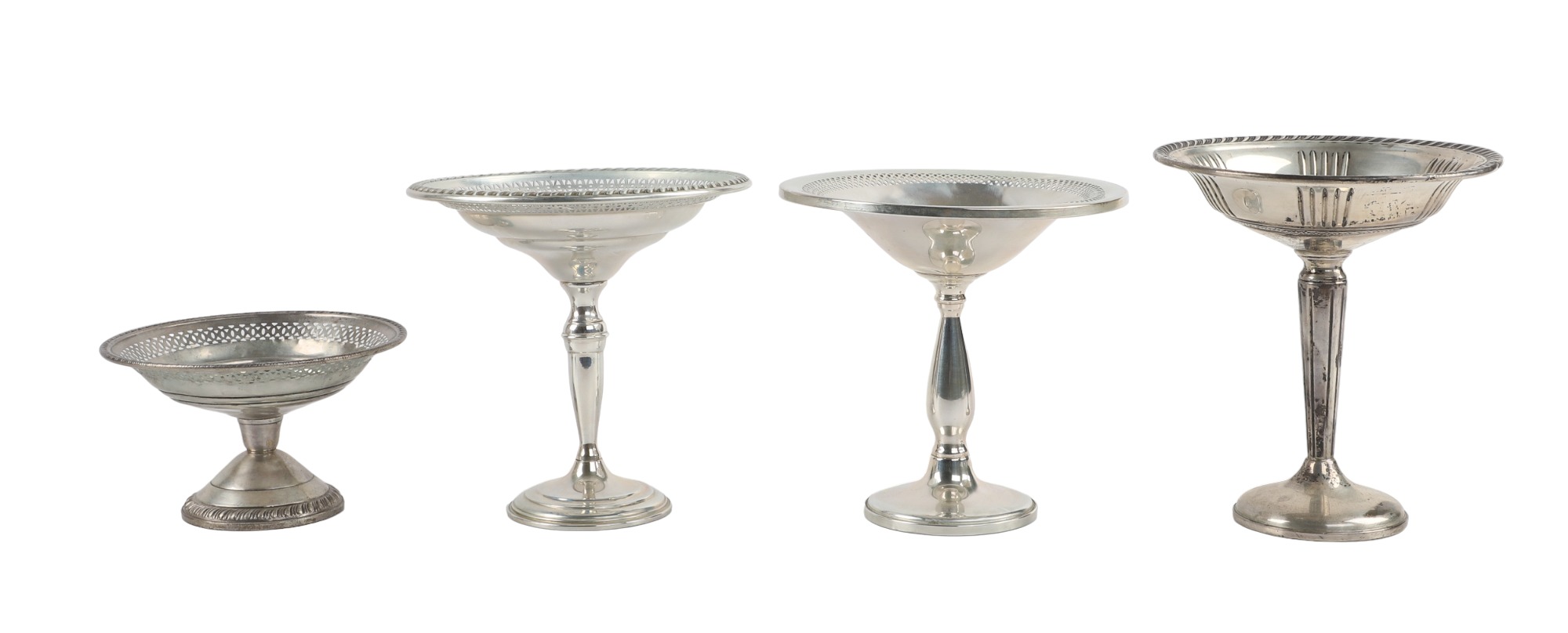 Sterling weighted candlesticks