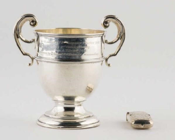 STERLING WELSH MILITARY TROPHY &
