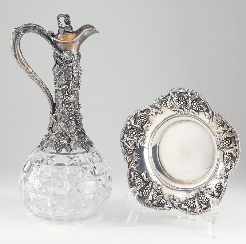 Sterling Wine Coaster & Silverplate
