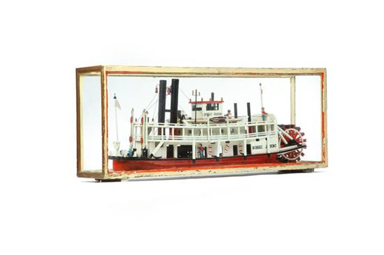 STERNWHEELER MODEL.  Early 20th