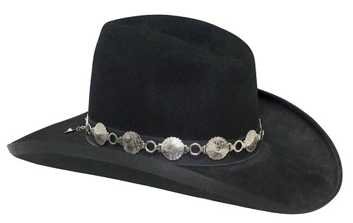 STETSON BLACK WOOL