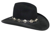 STETSON BLACK WOOL &#039;STALL