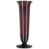 STEUBEN AMETHYST AND STRIPPED