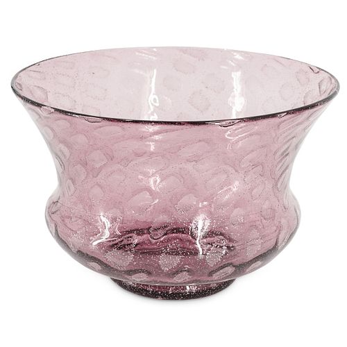 STEUBEN AMETHYST VASEDESCRIPTION:
