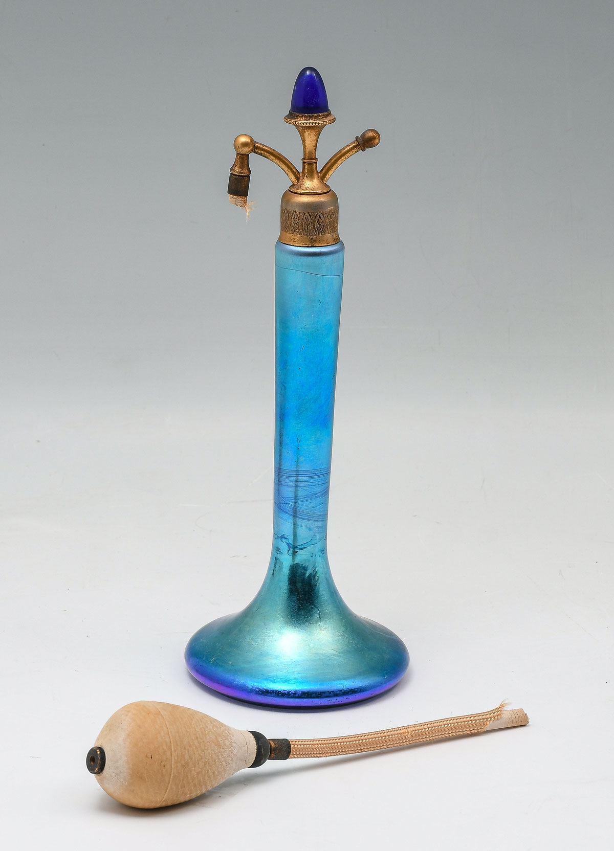 STEUBEN ART GLASS ATOMIZER: Steuben