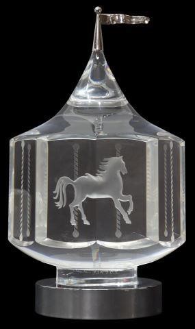 STEUBEN ART GLASS CAROUSEL