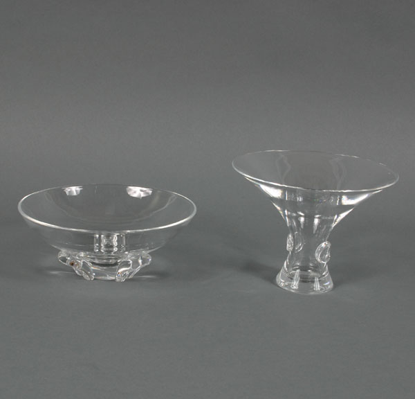 Steuben art glass vase and