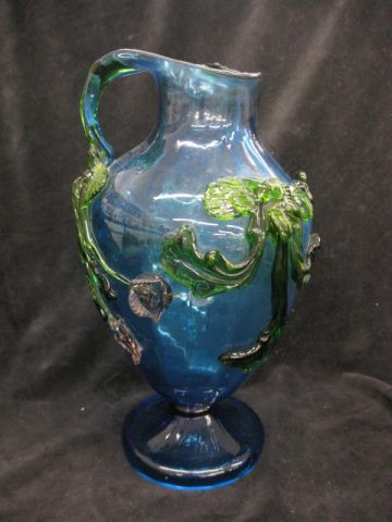 Steuben Art Glass Vase blue with