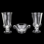 STEUBEN, ASSEMBLED THREE PIECE