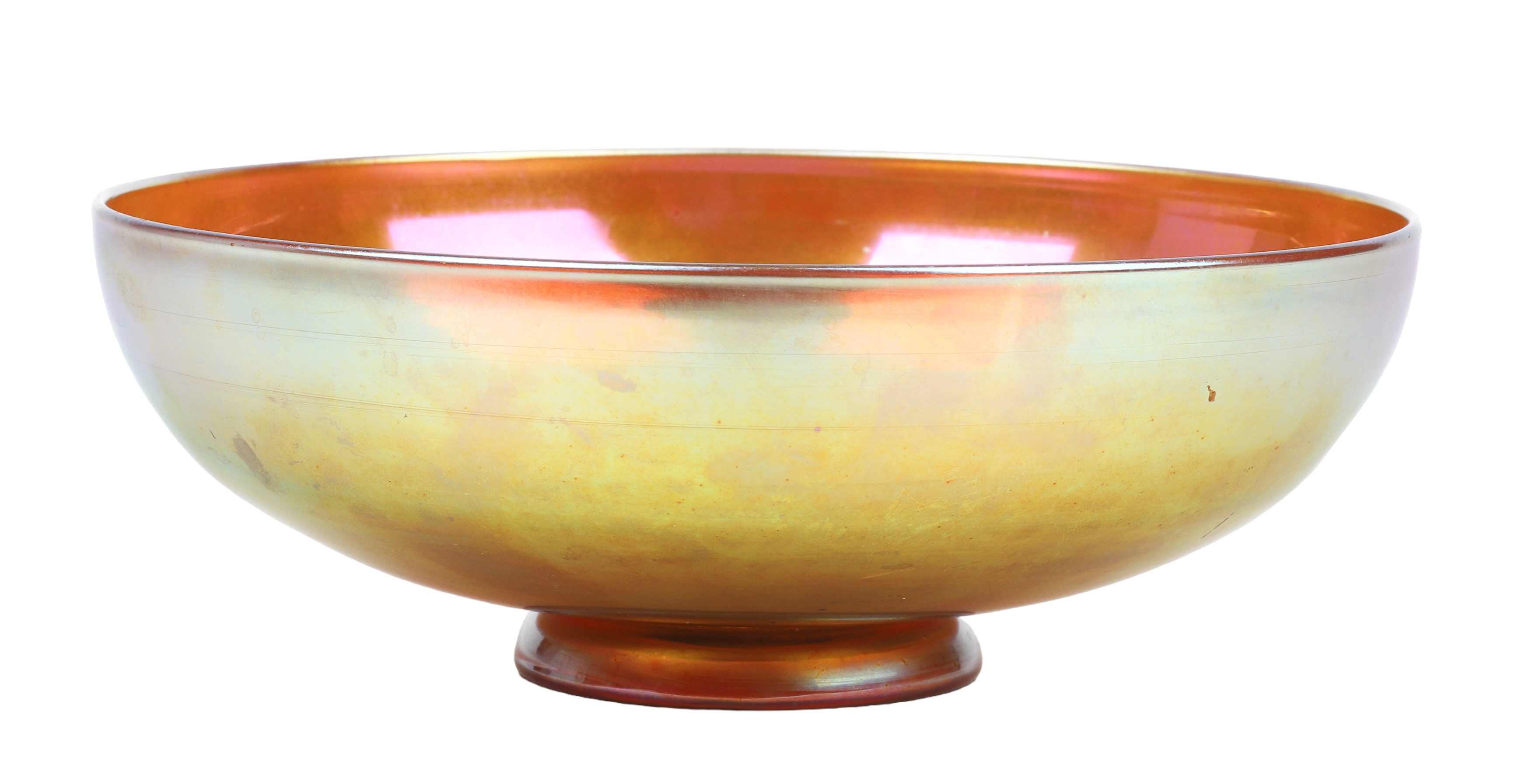 Steuben Aurene Bowl, iridescent