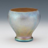 STEUBEN AURENE GLASS CABINET V