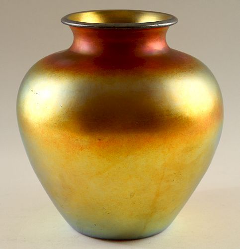 STEUBEN AURENE IRIDESCENT ART GLASS