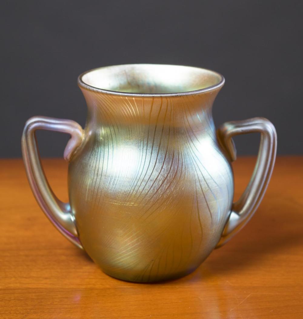 STEUBEN AURENE IRIDESCENT GOLD