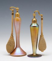 STEUBEN AURENE PERFUME BOTTLES