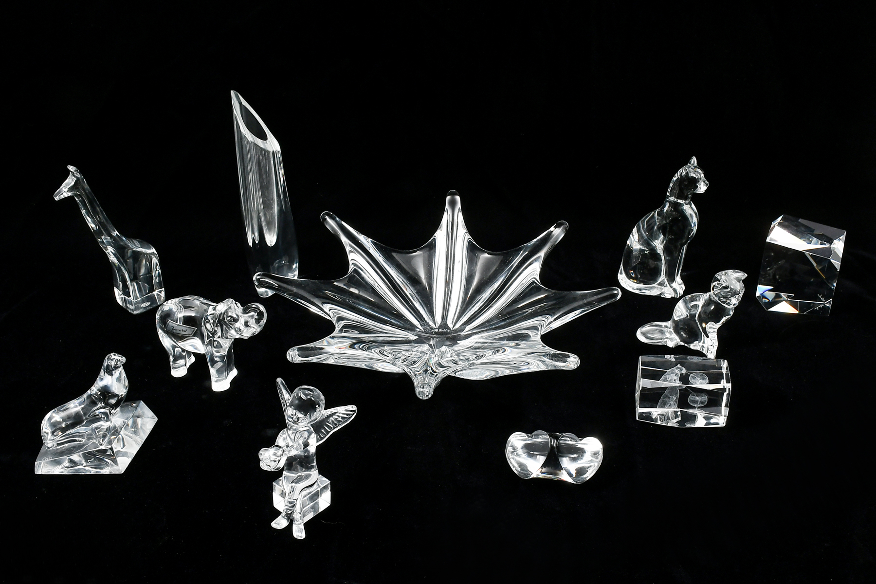 STEUBEN & BACCARAT ART GLASS: