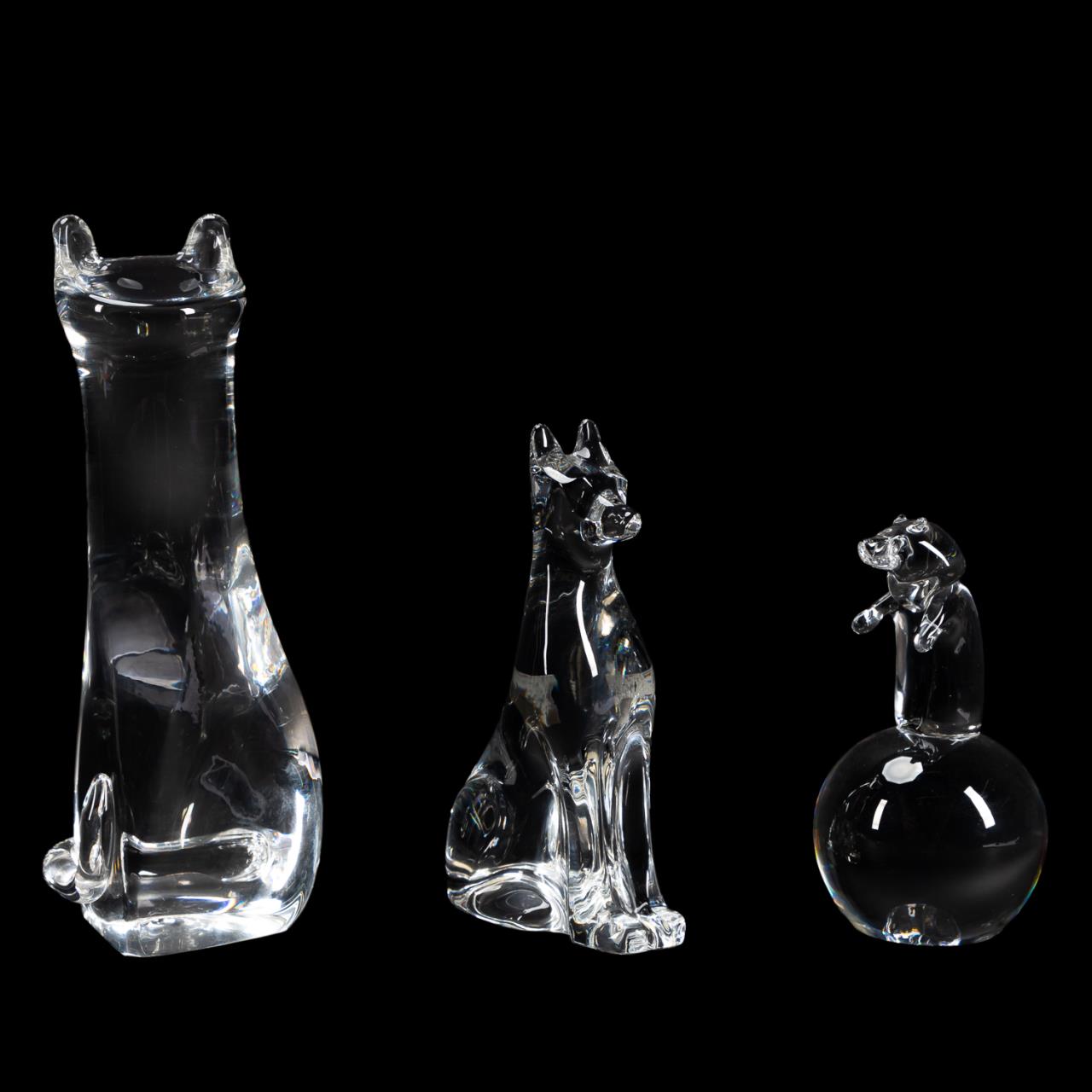 STEUBEN & BACCARAT CRYSTAL ANIMAL