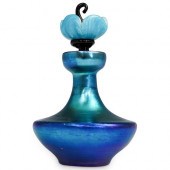 STEUBEN BLUE AND TURQUOISE IRI