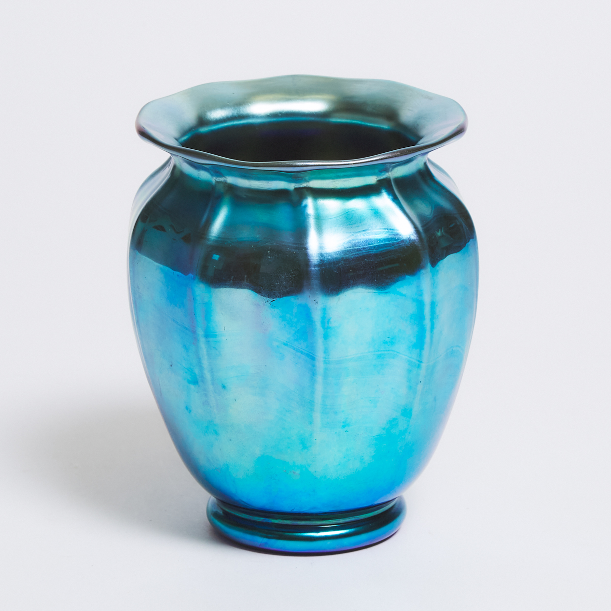 Steuben Blue 'Aurene' Iridescent