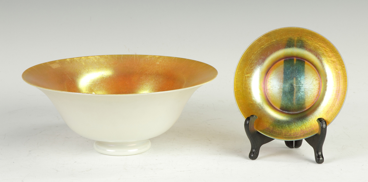 Steuben Bowl & Under plate