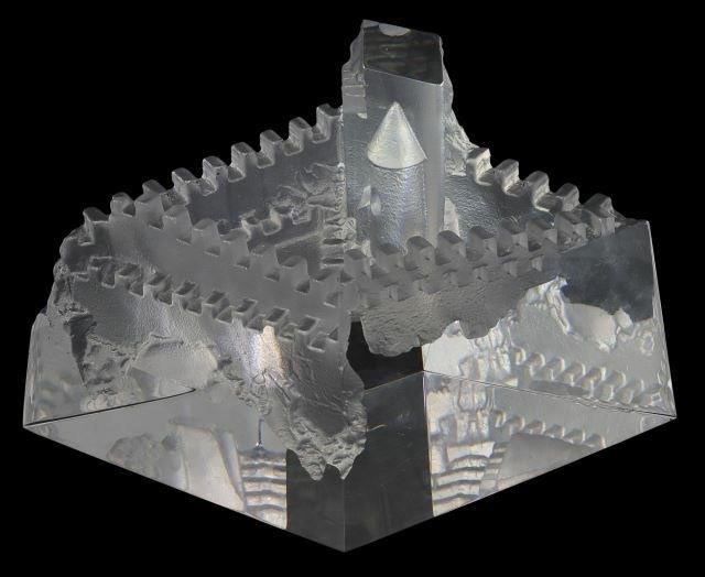 STEUBEN 'CASTLE OF DREAMS' GLASS