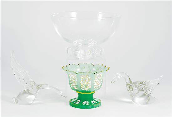 Steuben centerbowl and other