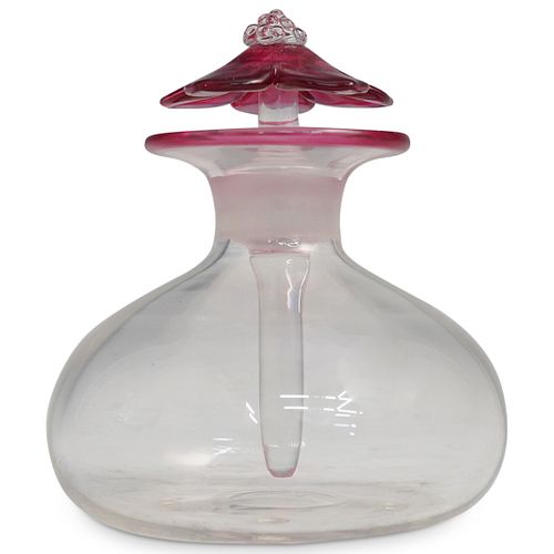 STEUBEN CENTRA FLORAL STOPPER