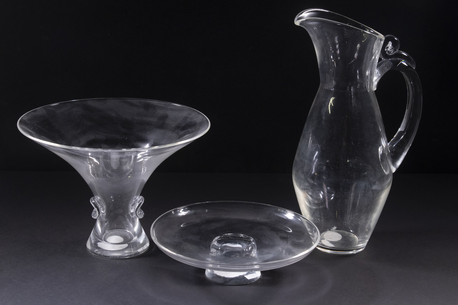 STEUBEN CLEAR ART GLASS Lot of