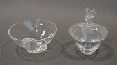 STEUBEN CLEAR CRYSTAL COVERED