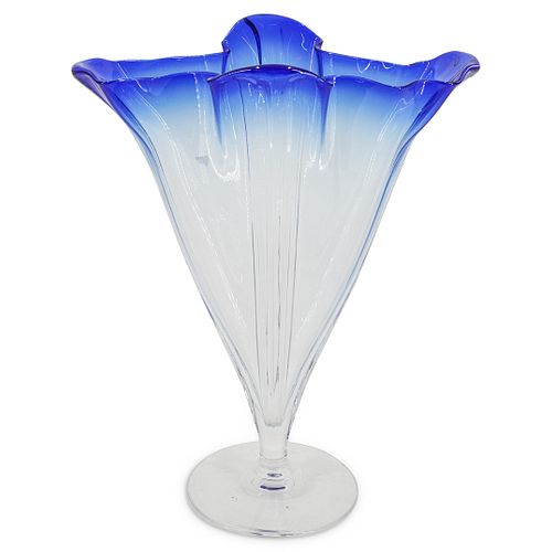 STEUBEN COLORLESS GROTESQUE VASE