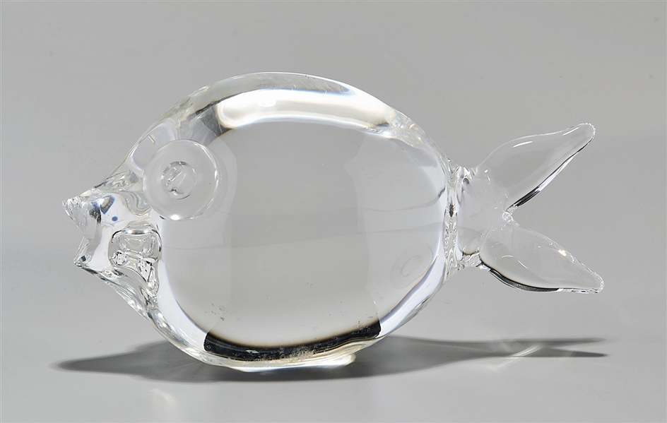 Steuben crystal blowfish