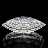STEUBEN CRYSTAL BOWL, HONEYCOM