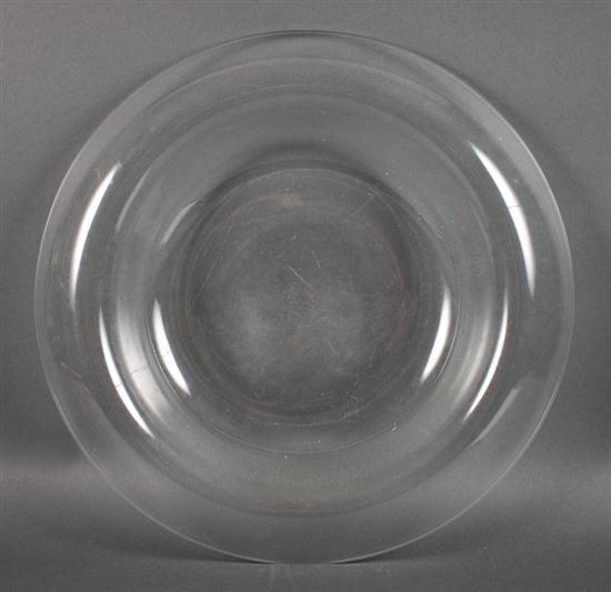 Steuben crystal centerbowl with