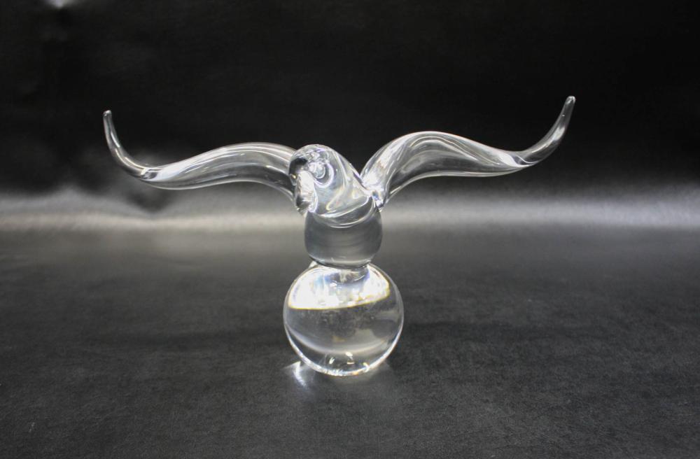 STEUBEN CRYSTAL EAGLE ON