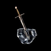 STEUBEN CRYSTAL "EXCALIBUR" PA