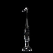 STEUBEN CRYSTAL GIRAFFE FIGURI