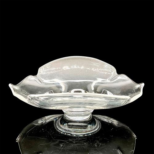 STEUBEN CRYSTAL GLASS CALYX LEAF