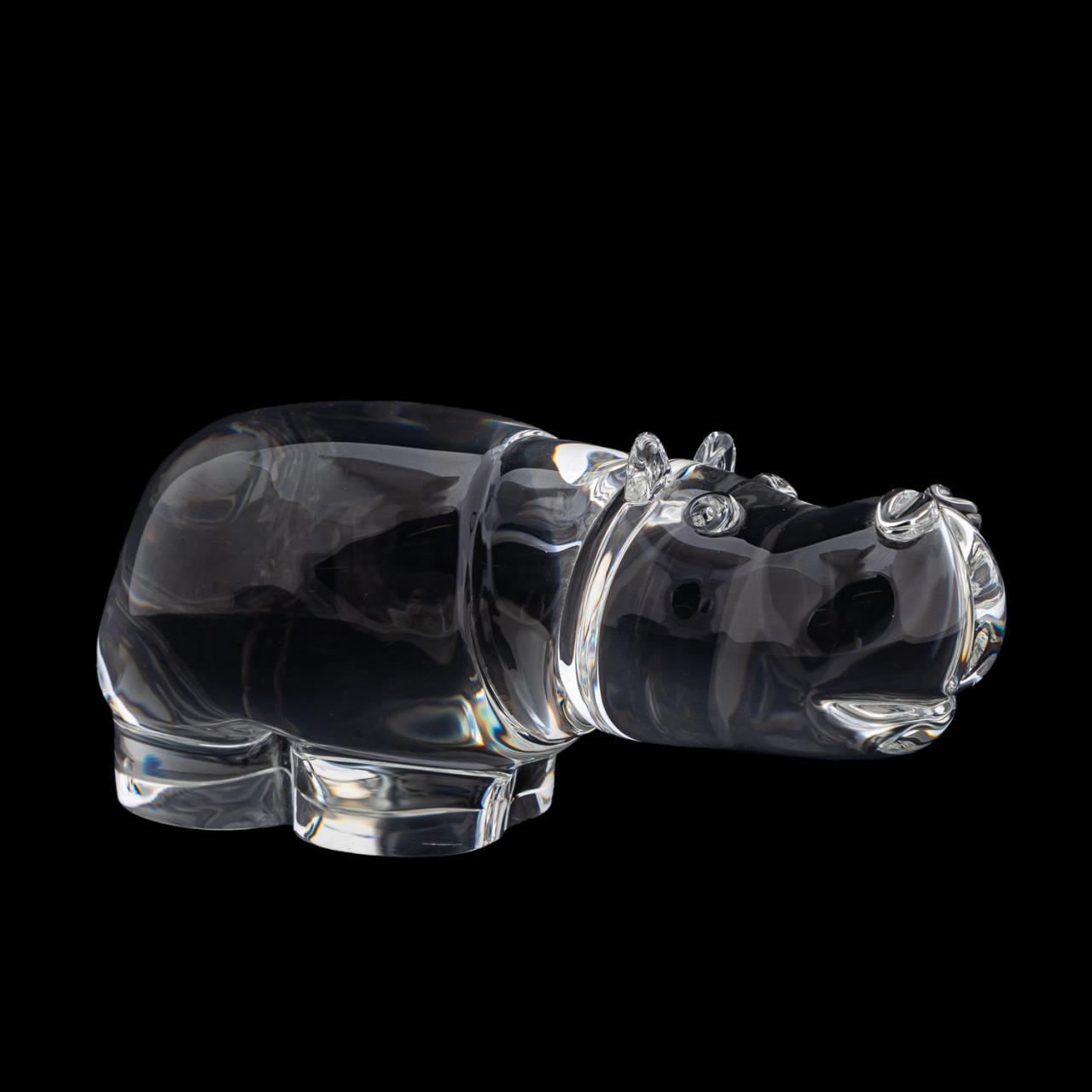 STEUBEN CRYSTAL HIPPOPOTAMUS