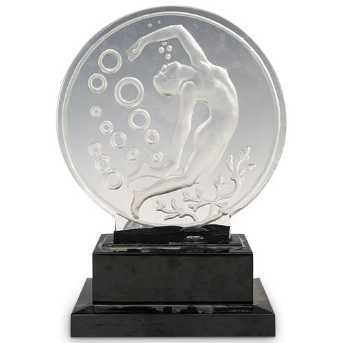 STEUBEN CRYSTAL LUMINOR WITH